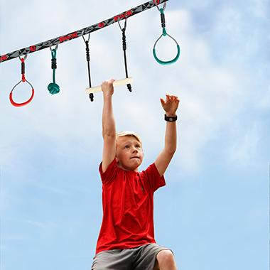 The Junior Ninja's 50' Obstacle Course