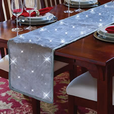 The Cordless Twinkling Table Runner