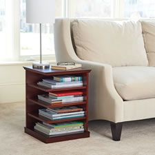 The Reader's Rotating End Table - Hammacher Schlemmer