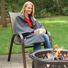 The Indoor/Outdoor Cordless Heated Throw