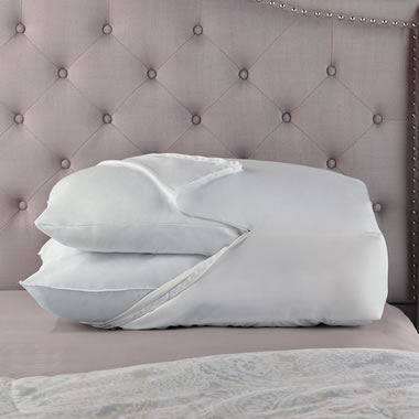 The Side Sleeper's Adjustable Pillow - Hammacher Schlemmer