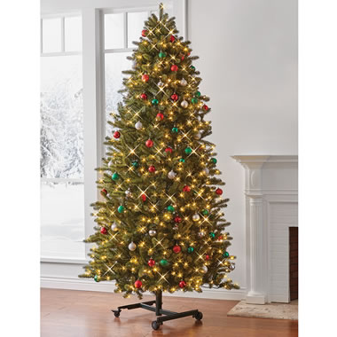 The Remote Controlled Height Adjustable Christmas Tree - Hammacher Schlemmer