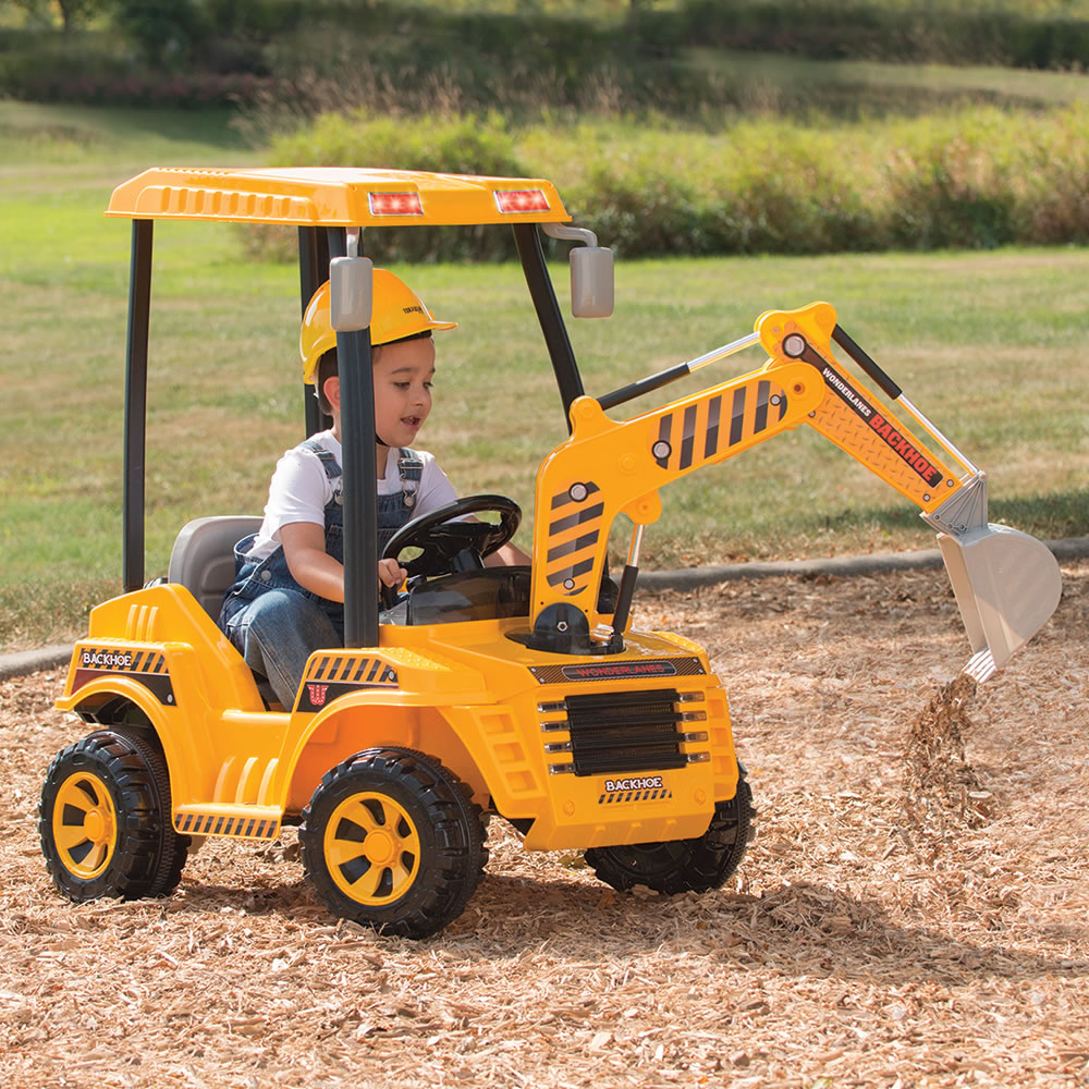kids ride on diggers