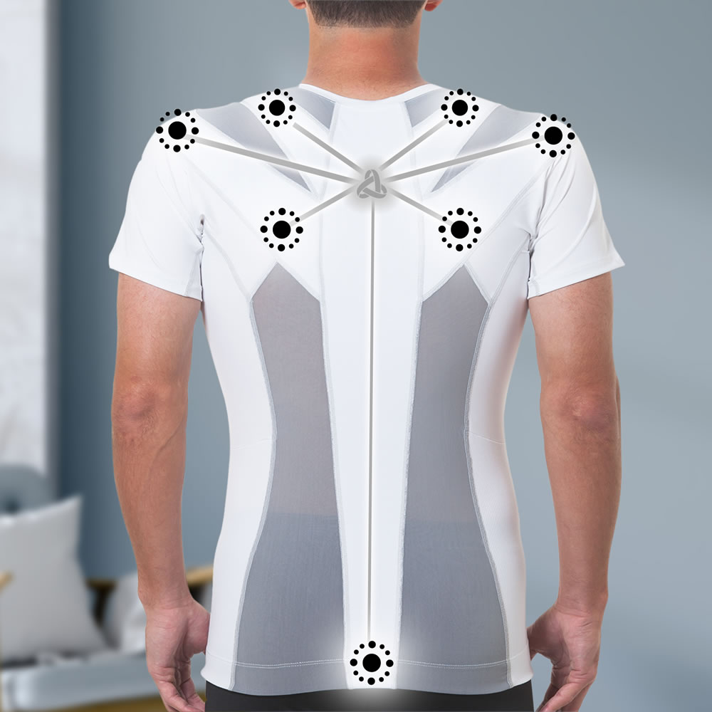  RELAXSAN Posture 6070-RP (Black XS) T shirt, Back