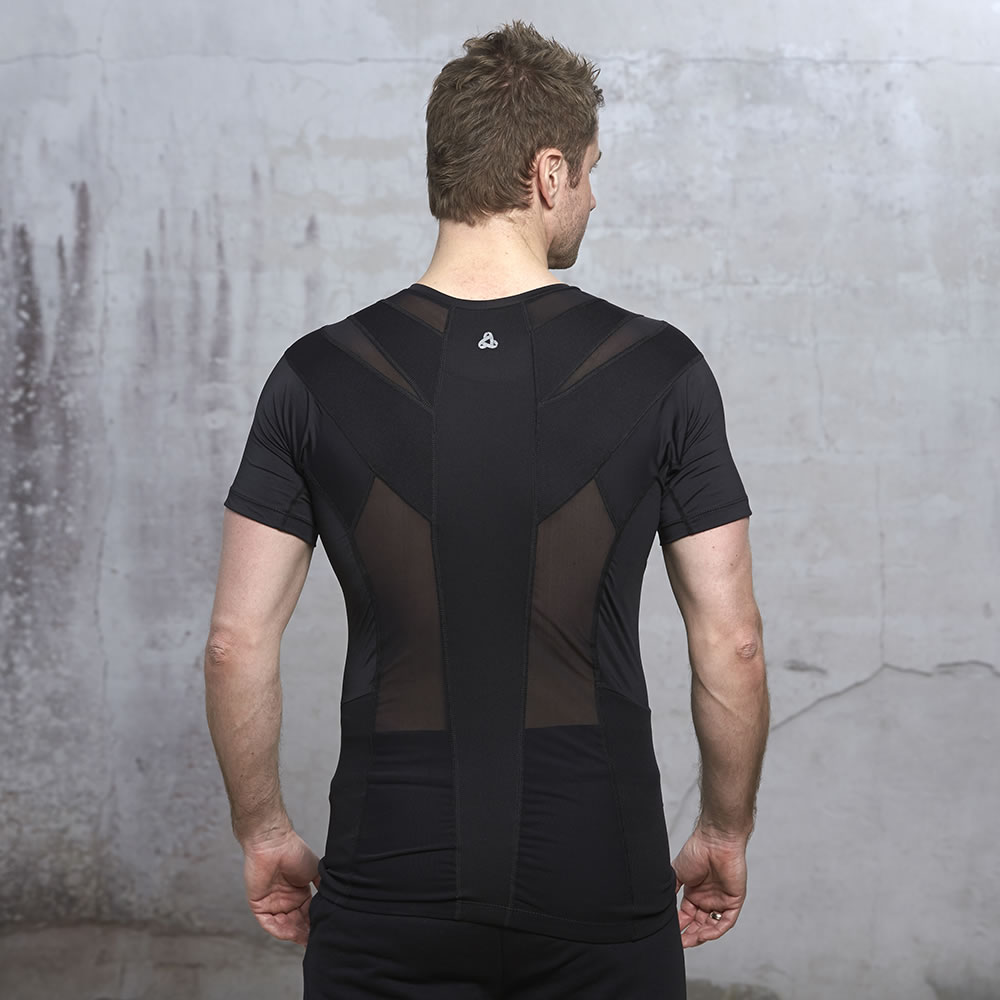  ALIGNMED Posture Shirt 2.0 Zipper - Mens - Black, X-Small :  Clothing, Shoes & Jewelry