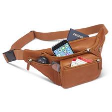 The Organized Lightweight Leather Hip Pouch