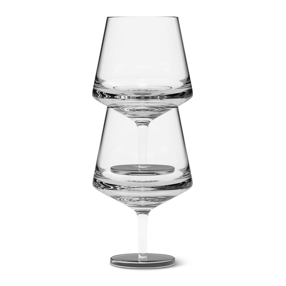 The Stackable Wine Glasses