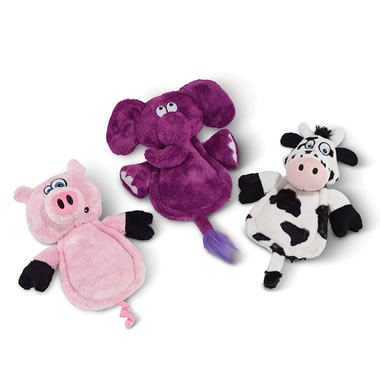 squeakless dog toys
