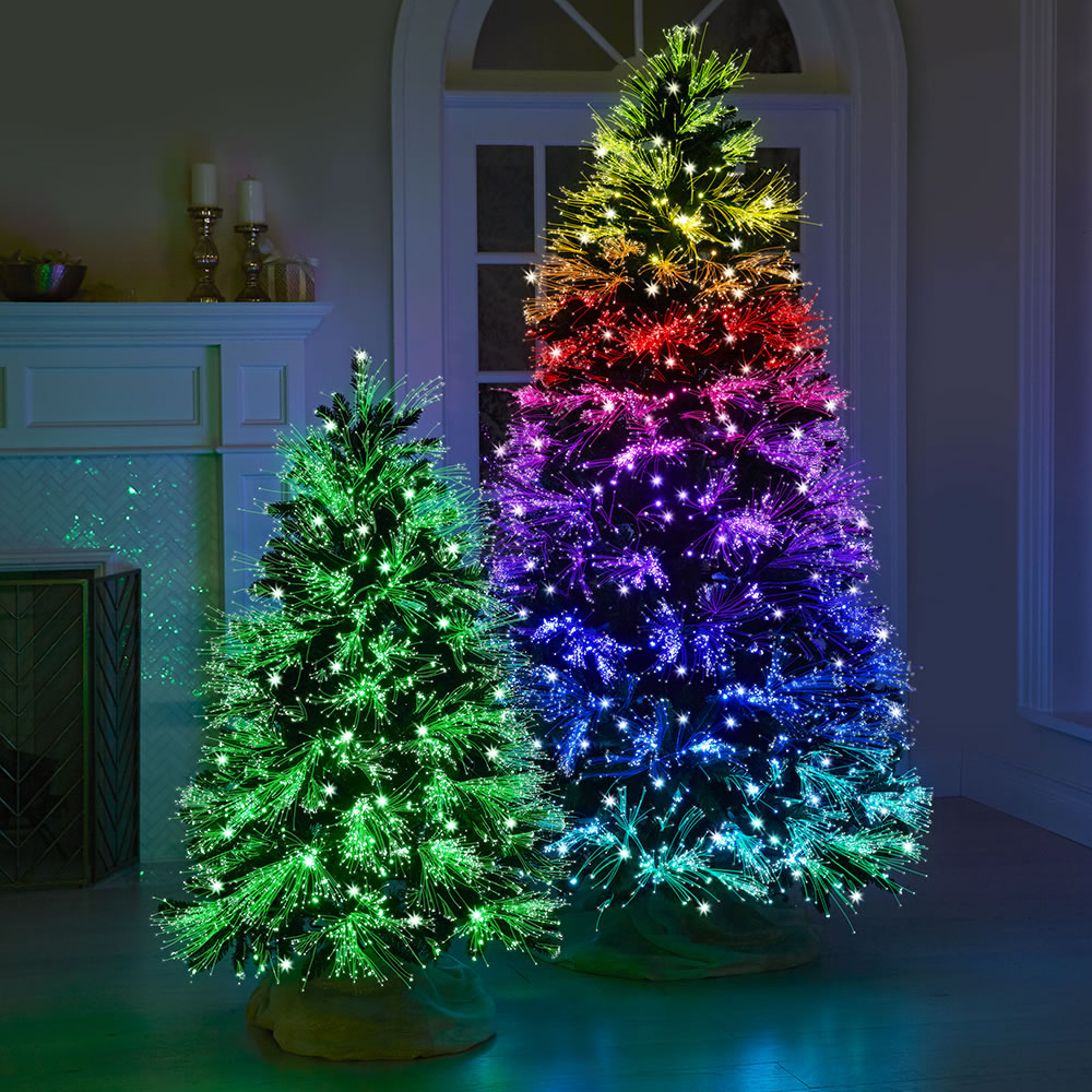 Light Show Tree - 7' - White Christmas Tree
