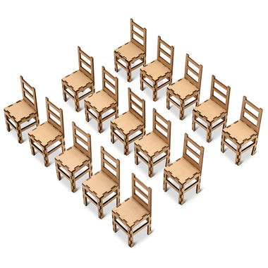 Chair stacking game - No supports by Thomas H 3D
