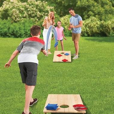 The Foldaway Bag Toss Game - Hammacher Schlemmer