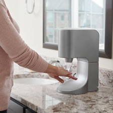 The Towel Eliminating Touchless Hand Dryer