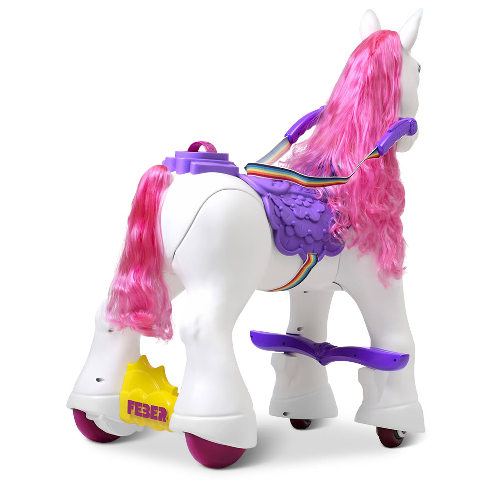 The Enchanted Electric Ride On Unicorn Hammacher Schlemmer