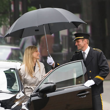 The Wind Defying Doorman's Umbrella