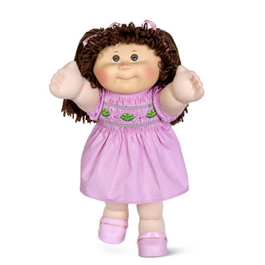 cabbage badge doll