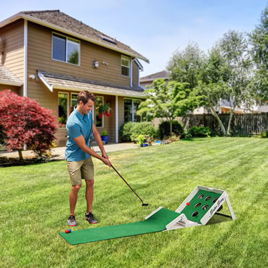 The World's Largest Putting Pool Table online (Hammacher Schlemmer)