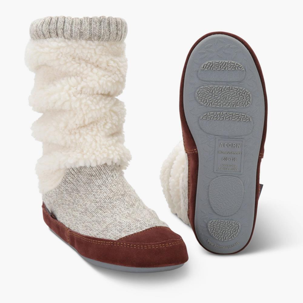 Astronaut's Slipper Socks - Women's - Large - Brown
