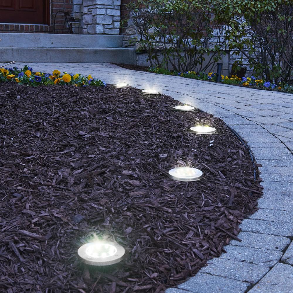 Solar powered on sale walkway lights