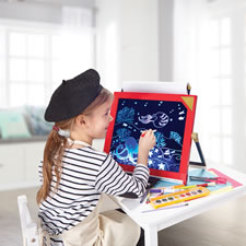 The FAO Schwarz LED Tabletop Easel