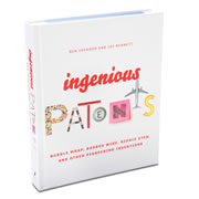 This is the book that tells the story of patents, their inventors, and the subsequent creations that changed the world. It covers the history and effects of 120 patents, along with 200 black and white photographs, profiles on inventors such as Thomas Edison and Nikola Tesla, and timelines focused on specific industries such as automobiles and computers. The book is organized into seven themed chapters and contain a plethora of categorized patents ranging from Pez dispensers and the Slinky to gene editing and the iPhone. 288 pages. 9 3/4" L x 7 3/4" W x 1 1/4" D. (2 1/2 lbs.)