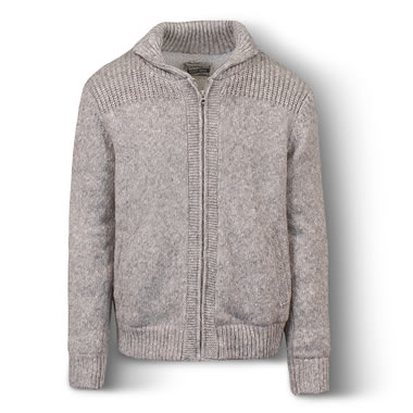 The Sherpa Lined Heathered Wool Jacket