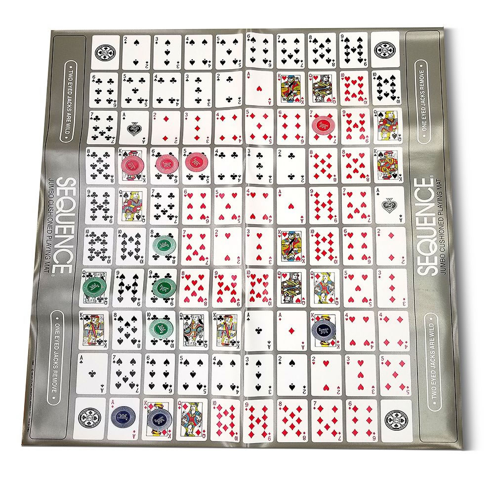 sequence game board cards