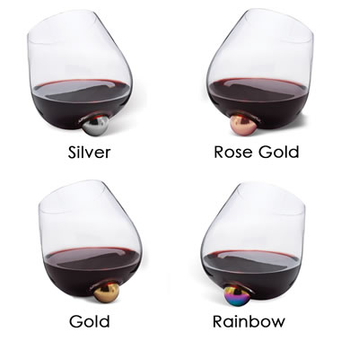 The red wine stain solution? An unspillable wine glass!