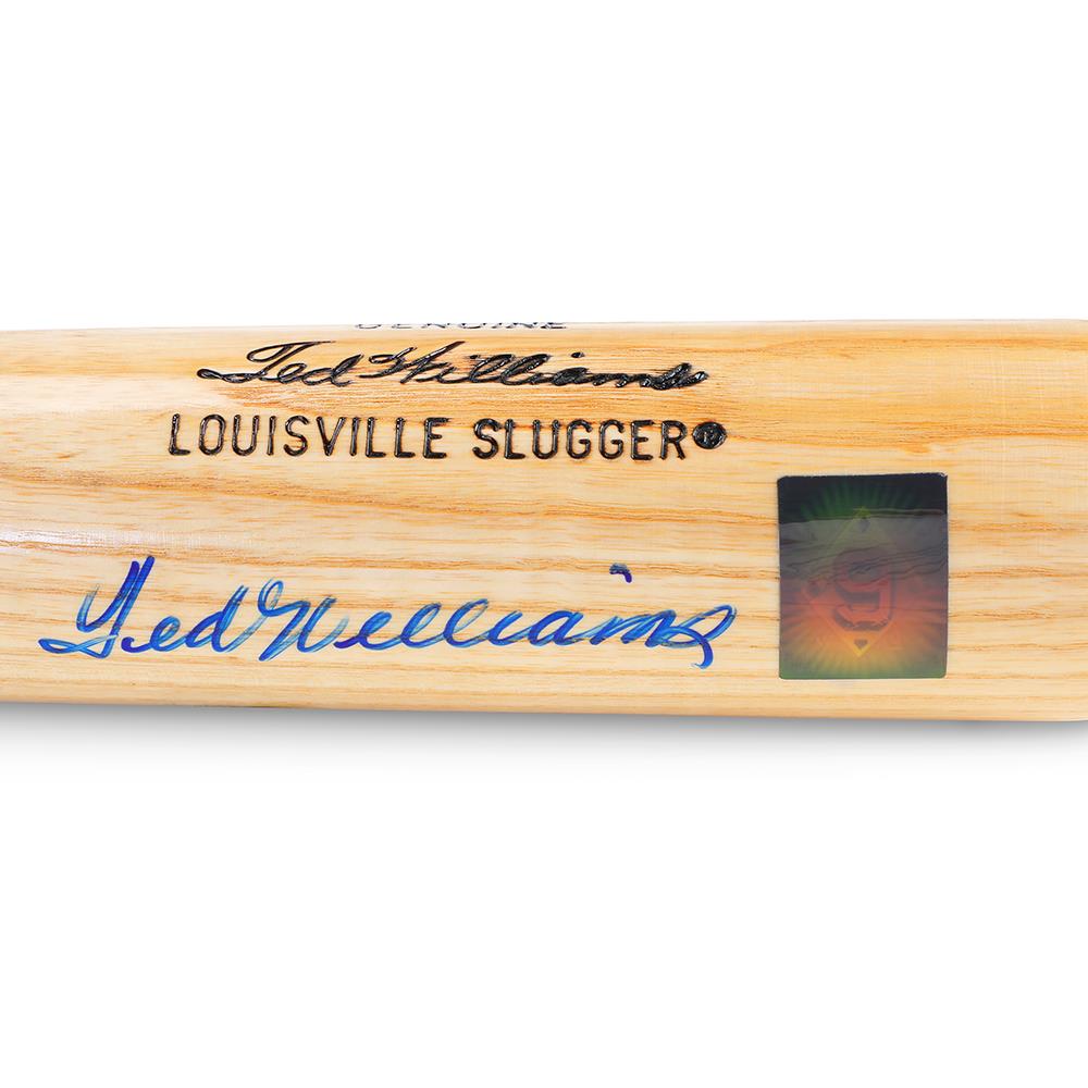 Sports Memorabilia  TED WILLIAMS Signed Louisville Baseball Bat