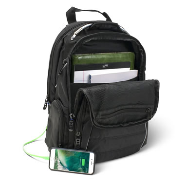 The Smartphone Charging Backpack - Hammacher Schlemmer