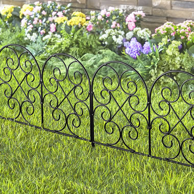 The Instant Decorative Garden Border - Hammacher Schlemmer