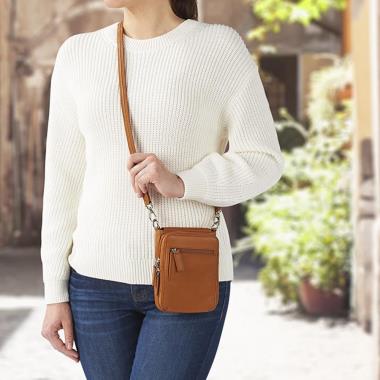 The Wearable Leather Crossbody Wallet