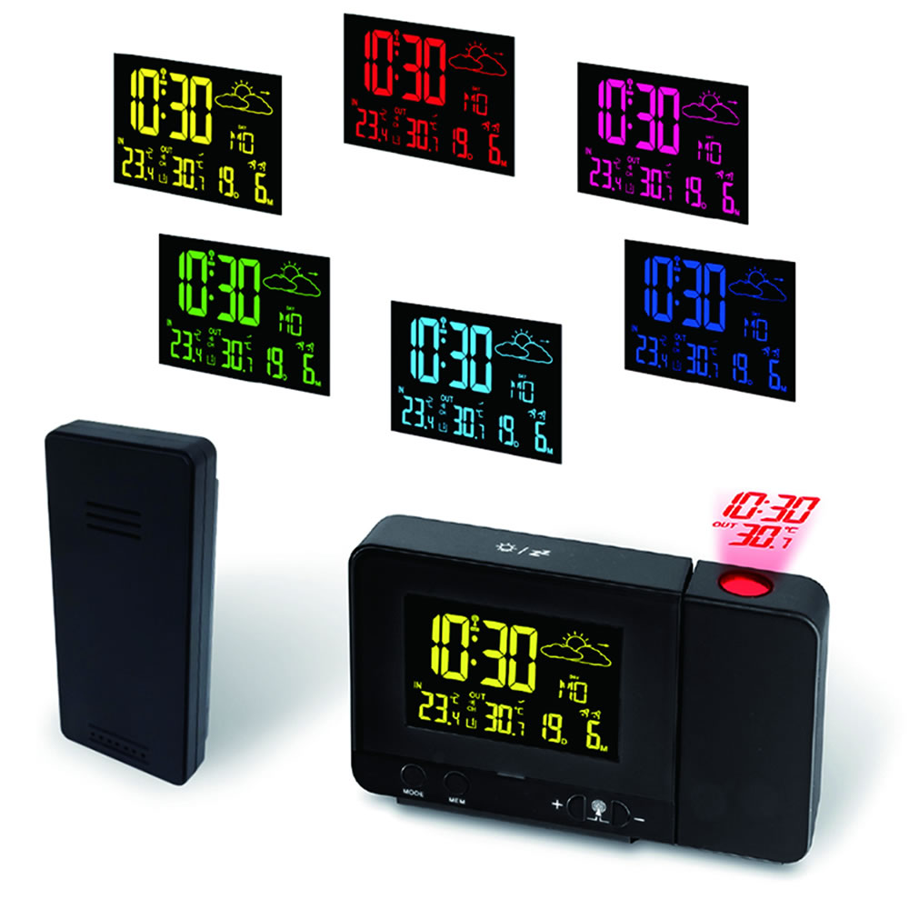 The Best Projection Clock Hammacher Schlemmer