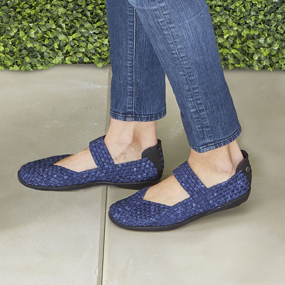 Woven mary store jane shoes