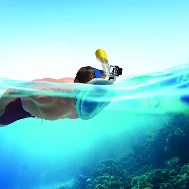The Video Camera Easy Breathing Snorkel