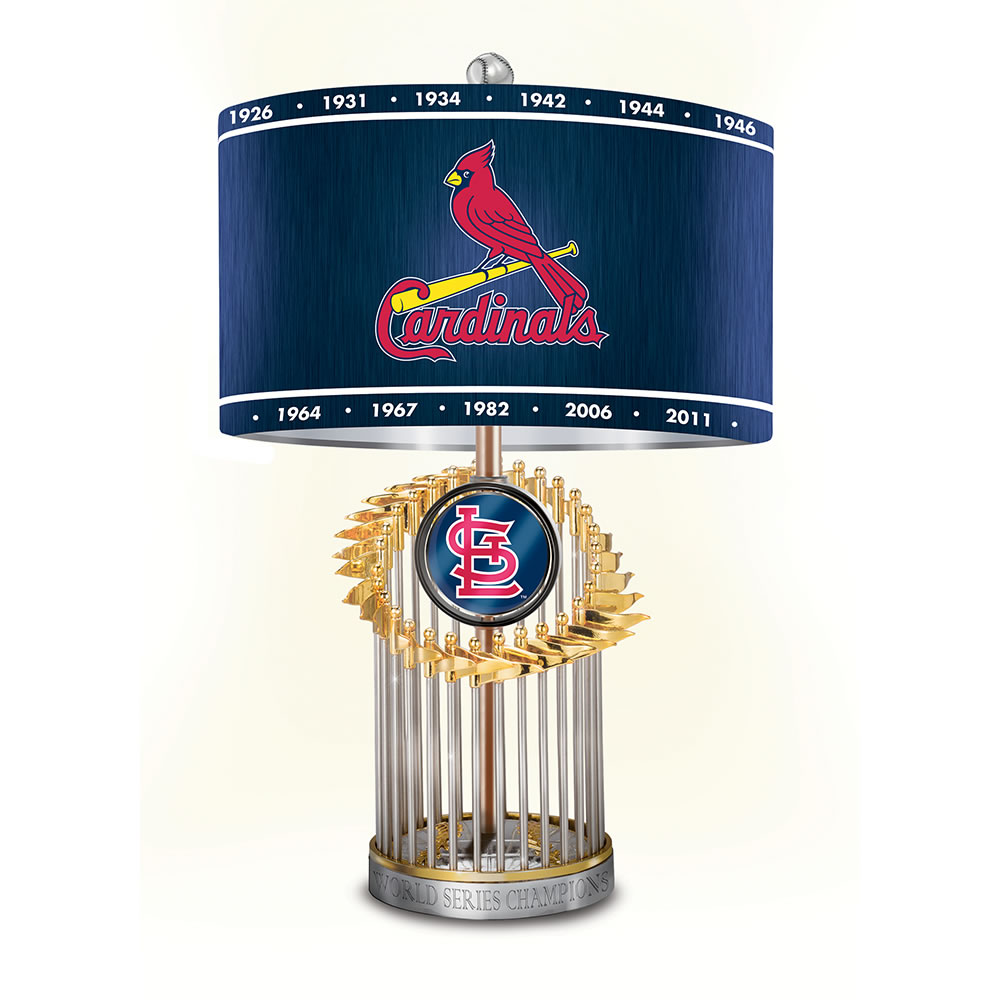 The St. Louis Cardinals World Series Commemorative Lamp