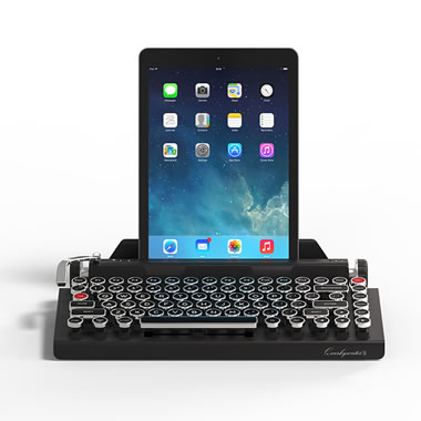 The Author S Classic Typewriter Keyboard Hammacher Schlemmer