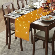 The Cordless Twinkling Harvest Table Runner