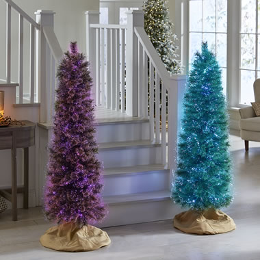 The Remote Controlled Height Adjustable Christmas Tree - Hammacher Schlemmer