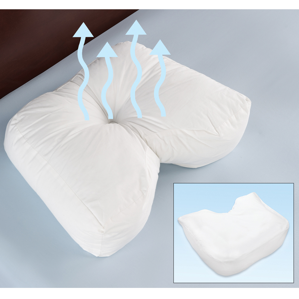 The Side Sleeper's Ergonomic Cooling Pillow With Free Pillow Case