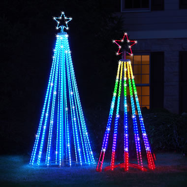 The Choreographed Light Show Tree