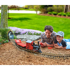 The Outdoor Building Block Electric Train
