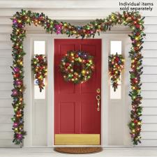 The Cordless Prelit Ornament Holiday Trim (Wreath)
