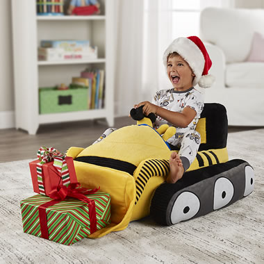 The Plush Beeping Bulldozer