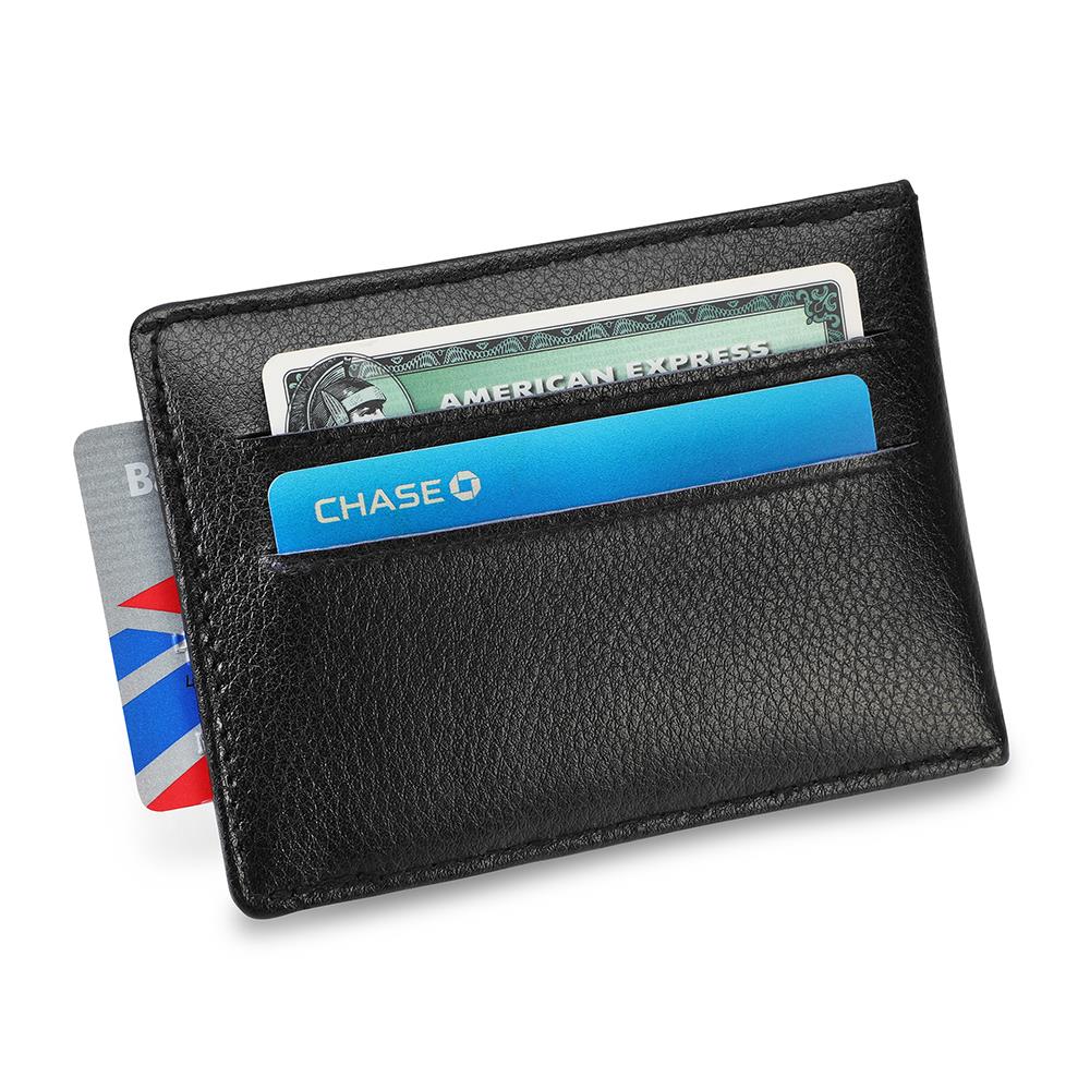 The Buffalo Nickel Leather Money Clip/Wallet - Hammacher Schlemmer