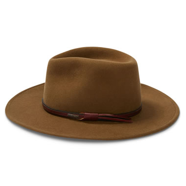 The Packable Wool Stetson - Hammacher Schlemmer