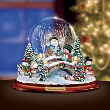 The Thomas Kinkade Winterland Snow Globe