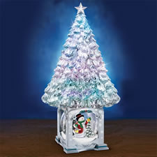 The Thomas Kinkade Illuminated Snowglobe Tree