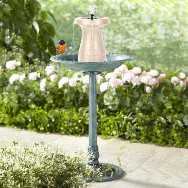 The Cordless Birdbath Fountain