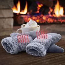 The Heated Sherpa Lined Mittens