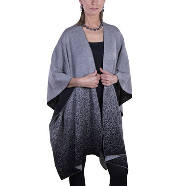 The Baby Alpaca Reversible Shawl